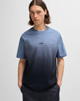 T-Shirt dégradé BOSS bleu | Georgespaul