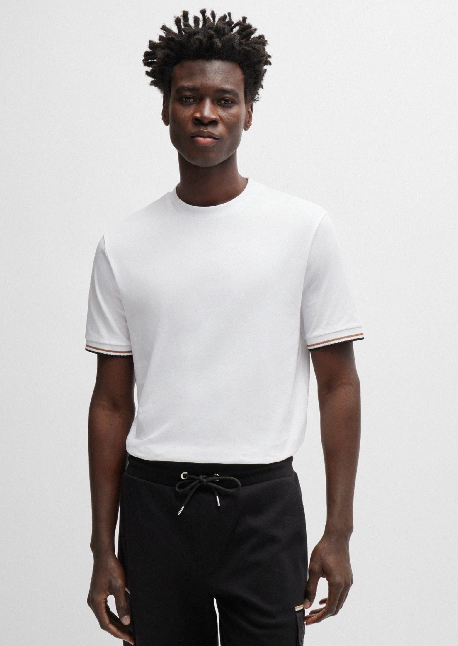 T-Shirt homme BOSS blanc | Georgespaul