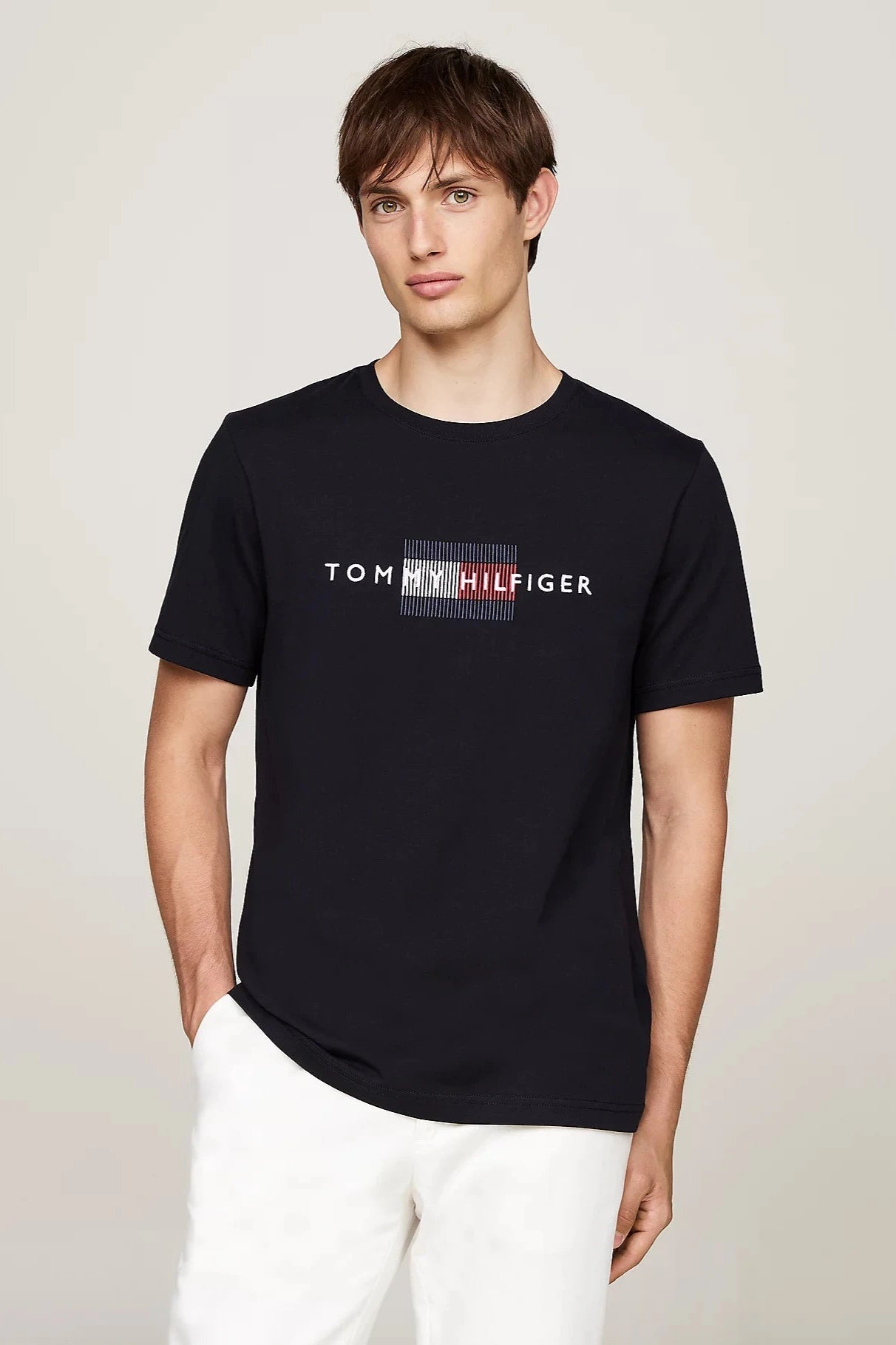 T-Shirt Tommy Hilfiger marine - Georgespaul