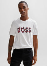 Laden Sie das Bild in den Galerie-Viewer, T-Shirt homme logo BOSS blanc | Georgespaul
