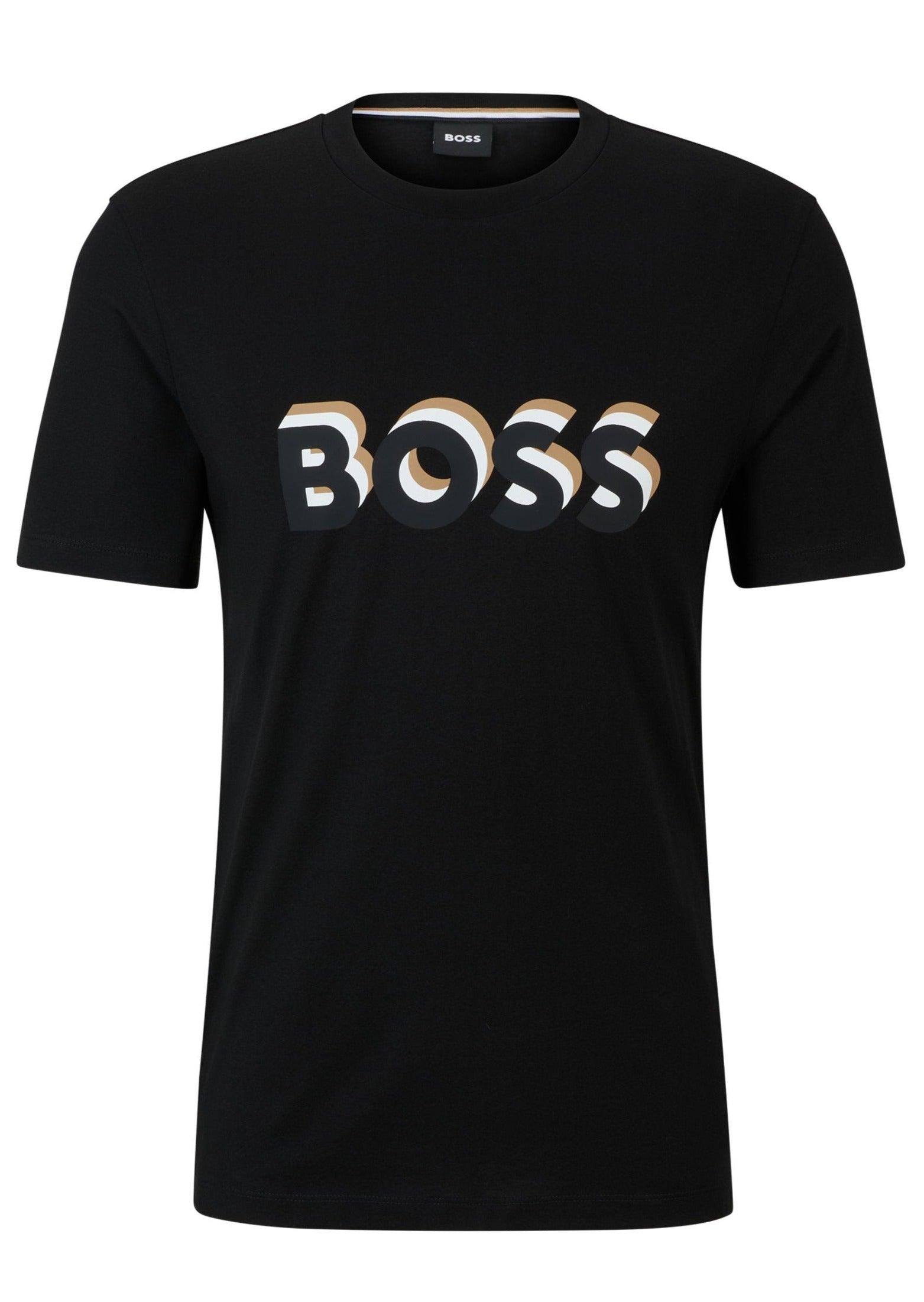 T-Shirt logo BOSS noir - Georgespaul