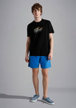 Laden Sie das Bild in den Galerie-Viewer, T-Shirt homme logos Paul &amp; Shark noir | Georgespaul
