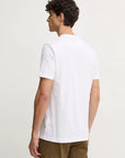 T-Shirt logo BOSS blanc pour homme | Georgespaul