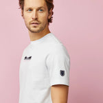 Laden Sie das Bild in den Galerie-Viewer, T-Shirt logo Eden Park blanc en coton pour homme I Georgespaul
