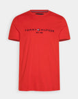 T-Shirt Tommy Hilfiger rouge en coton bio - Georgespaul