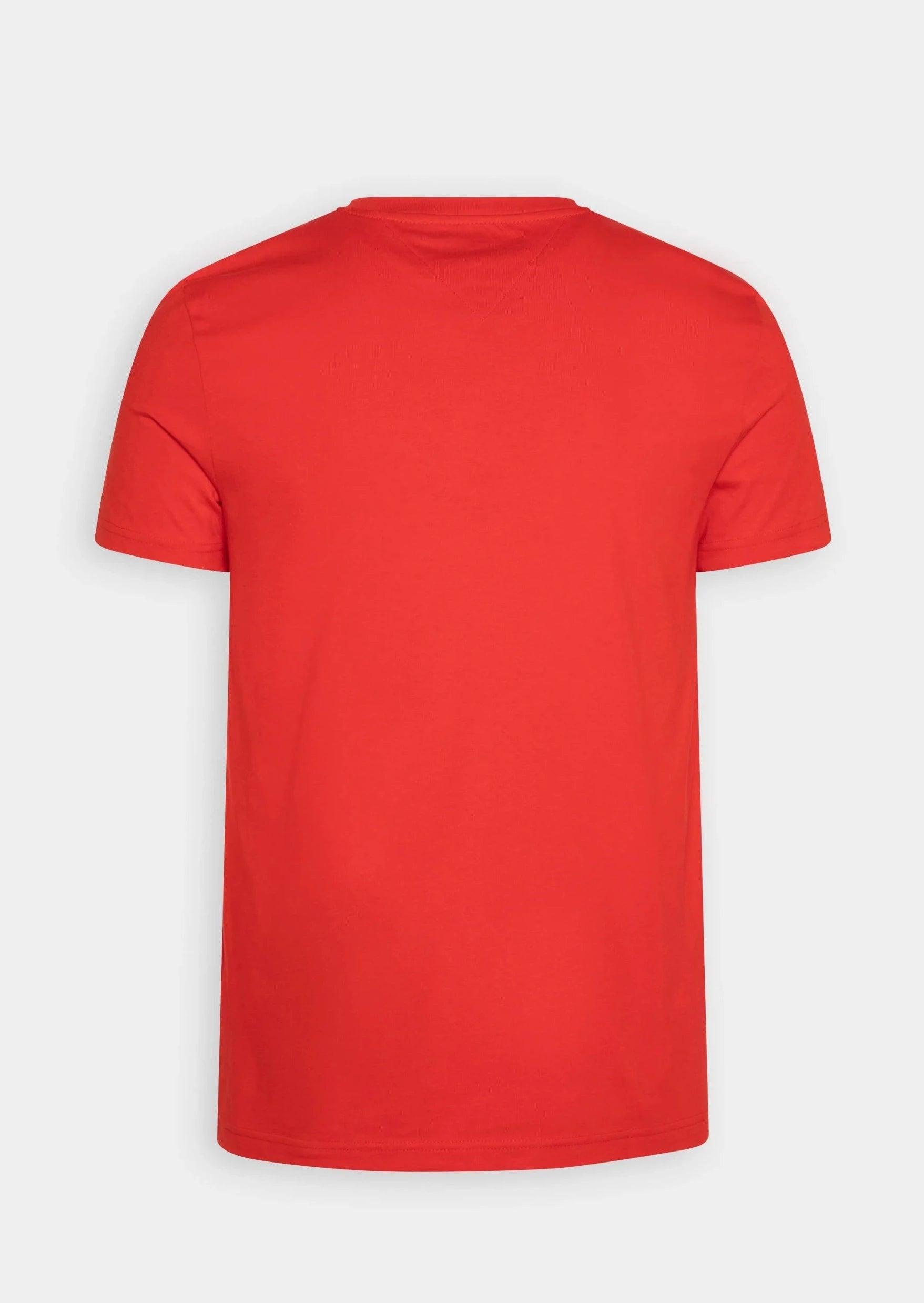 T-Shirt Tommy Hilfiger rouge en coton bio - Georgespaul