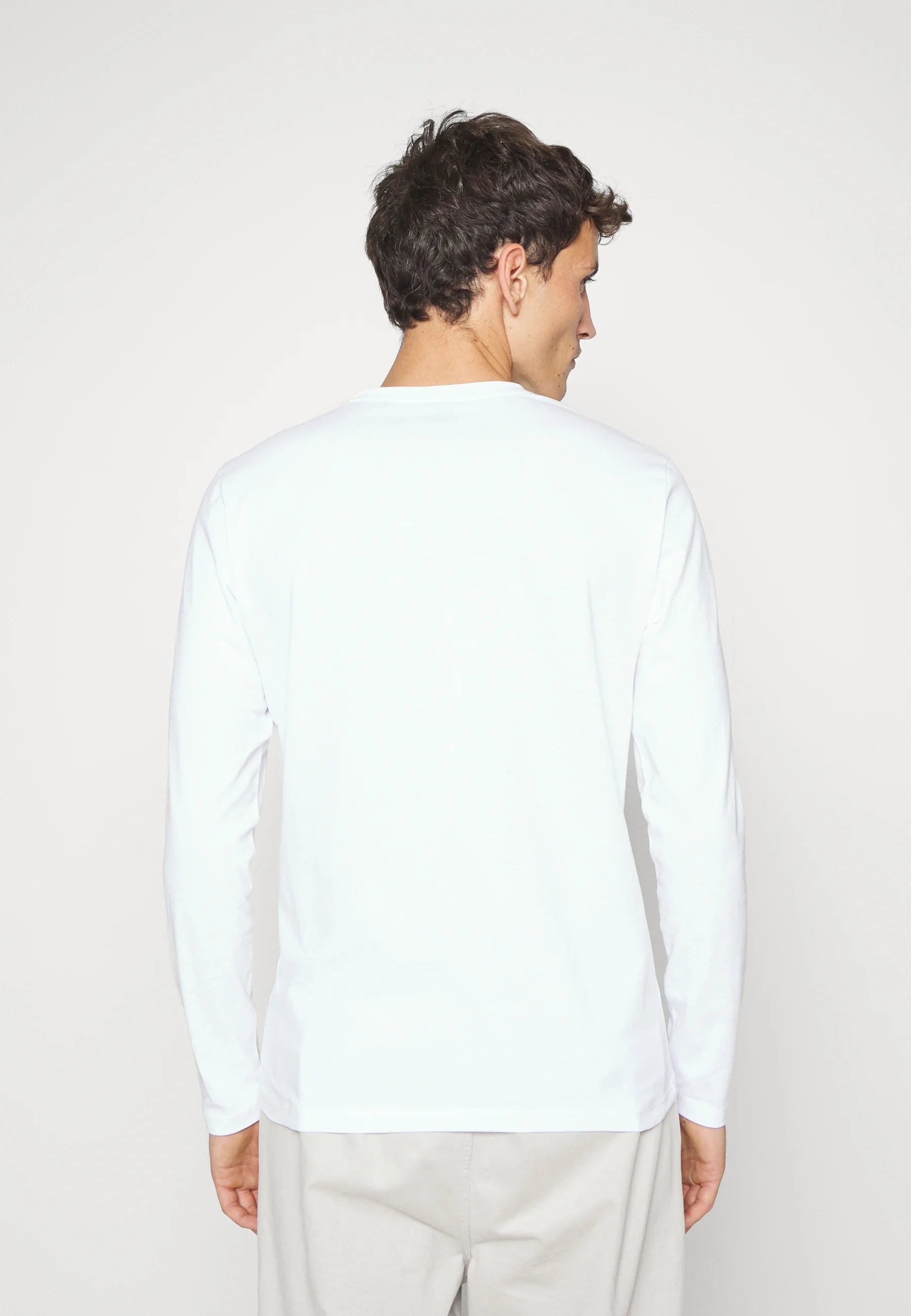 T-Shirt manches longues BOSS blanc pour homme I Georgespaul
