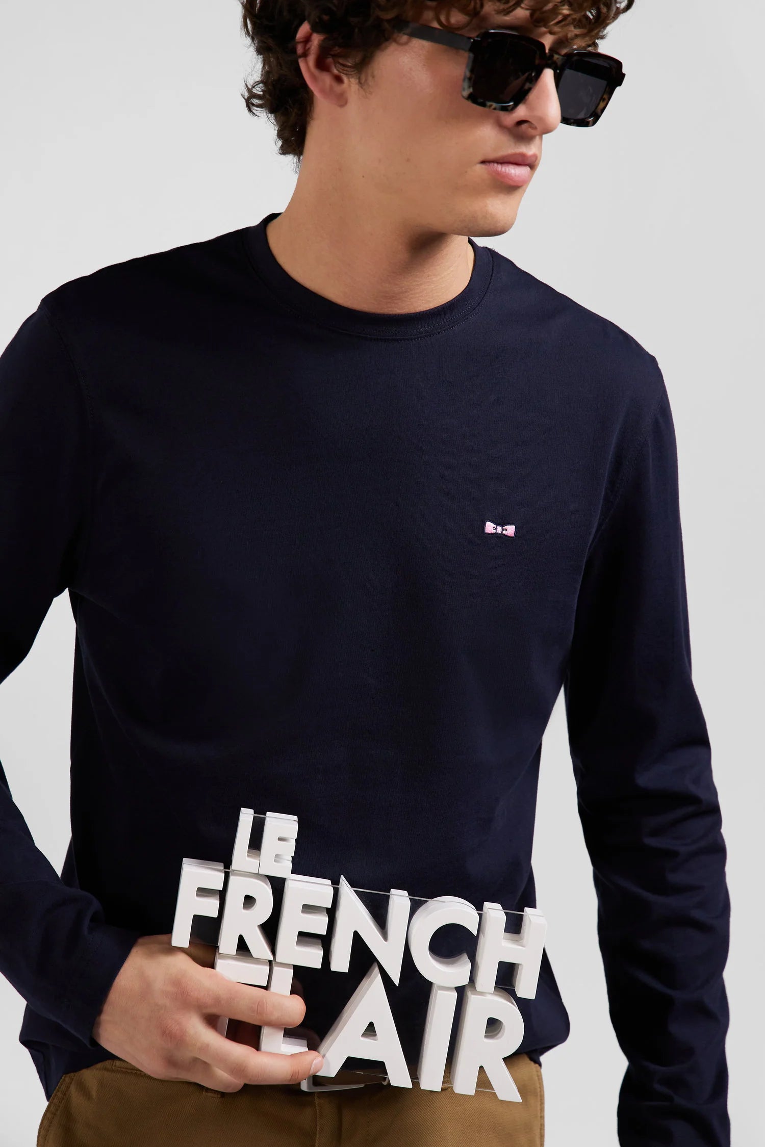 T-Shirt manches longues Eden Park marine - Georgespaul