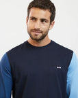 T-Shirt manches longues homme FFR Eden Park marine | Georgespaul