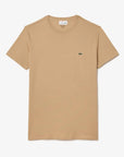 T-Shirt pour homme Lacoste beige | Georgespaul