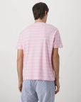 T-Shirt rayé homme Ralph Lauren rose | Georgespaul