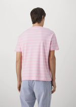 Laden Sie das Bild in den Galerie-Viewer, T-Shirt rayé homme Ralph Lauren rose | Georgespaul
