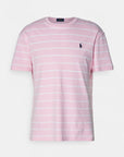 T-Shirt rayé homme Ralph Lauren rose | Georgespaul