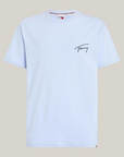 T-Shirt signature Tommy Jeans bleu