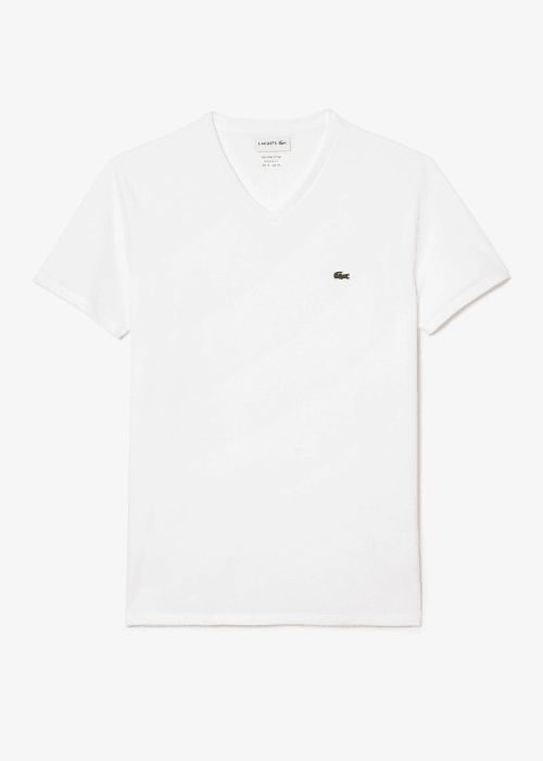 T-shirt Lacoste blanc - Georgespaul