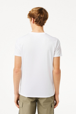 Laden Sie das Bild in den Galerie-Viewer, T-shirt Lacoste blanc
