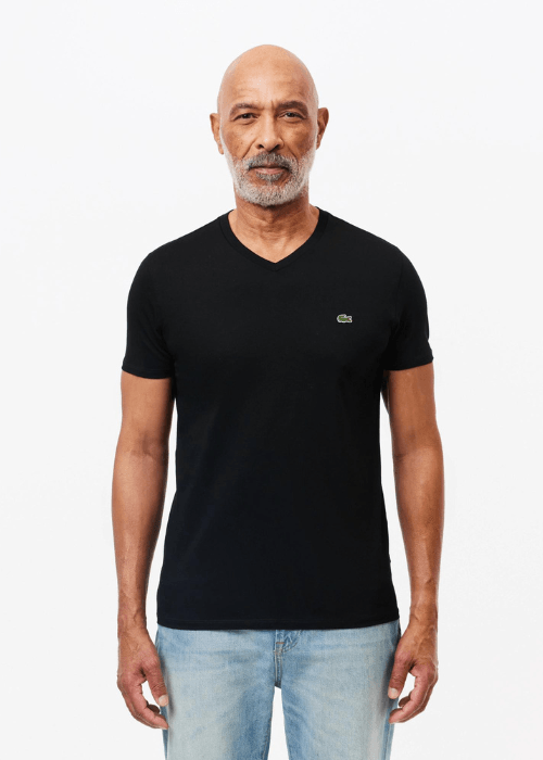 T-shirt Lacoste noir - Georgespaul