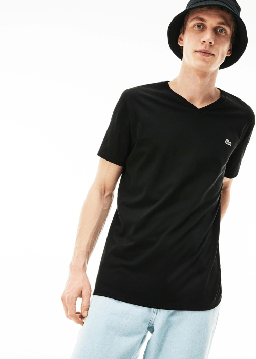 T-shirt Lacoste noir - Georgespaul