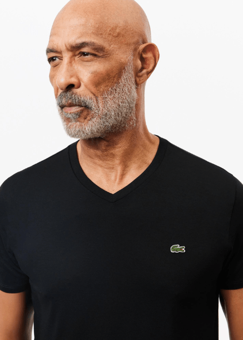 T-shirt Lacoste noir - Georgespaul