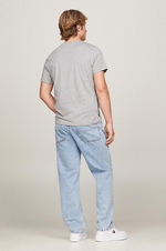 Laden Sie das Bild in den Galerie-Viewer, T-shirt Tommy Jeans gris coton bio
