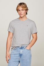 Charger l&#39;image dans la galerie, T-shirt Tommy Jeans gris coton bio
