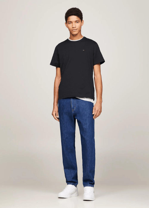 T-Shirt Tommy Jeans noir - Georgespaul