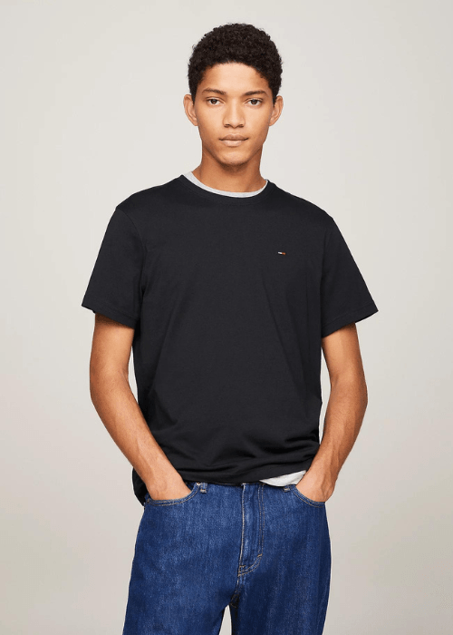 T-Shirt Tommy Jeans noir - Georgespaul