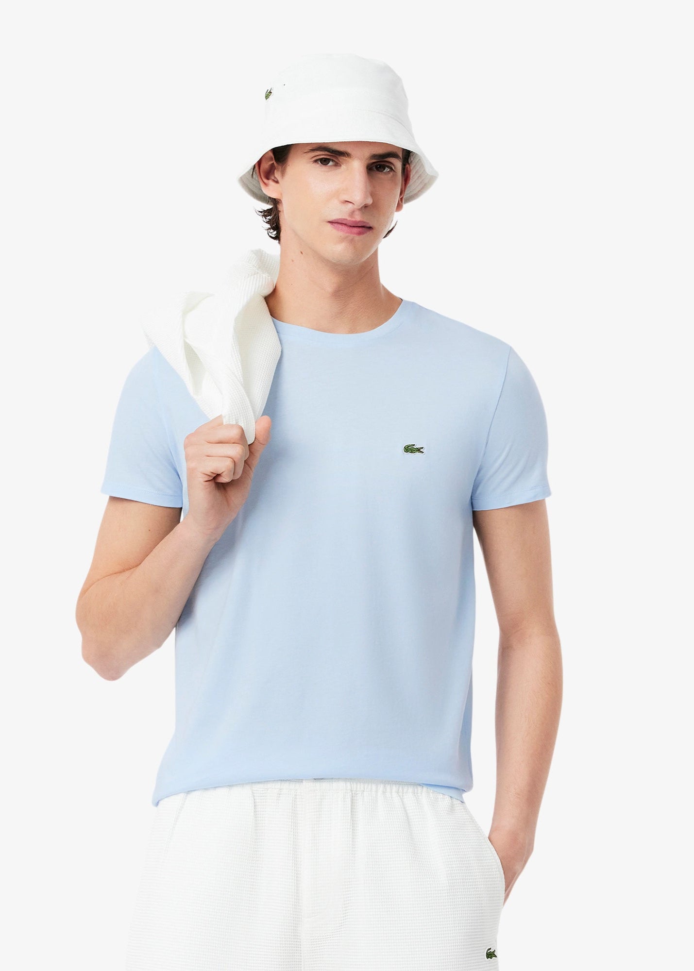 T-shirt Lacoste bleu pour homme | Georgespaul