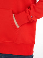 Afbeelding in Gallery-weergave laden, Sweat à capuche Tommy Hilfiger oversize rouge en coton bio | Georgespaul
