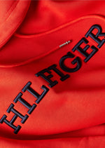 Afbeelding in Gallery-weergave laden, Sweat à capuche Tommy Hilfiger oversize rouge en coton bio | Georgespaul
