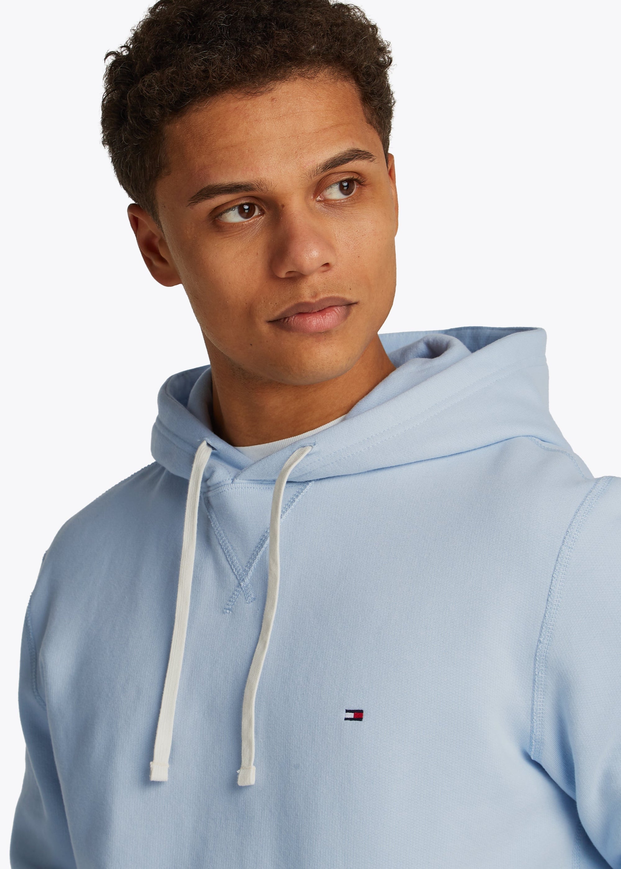 Sweat à capuche Tommy Hilfiger bleu pour homme | Georgespaul