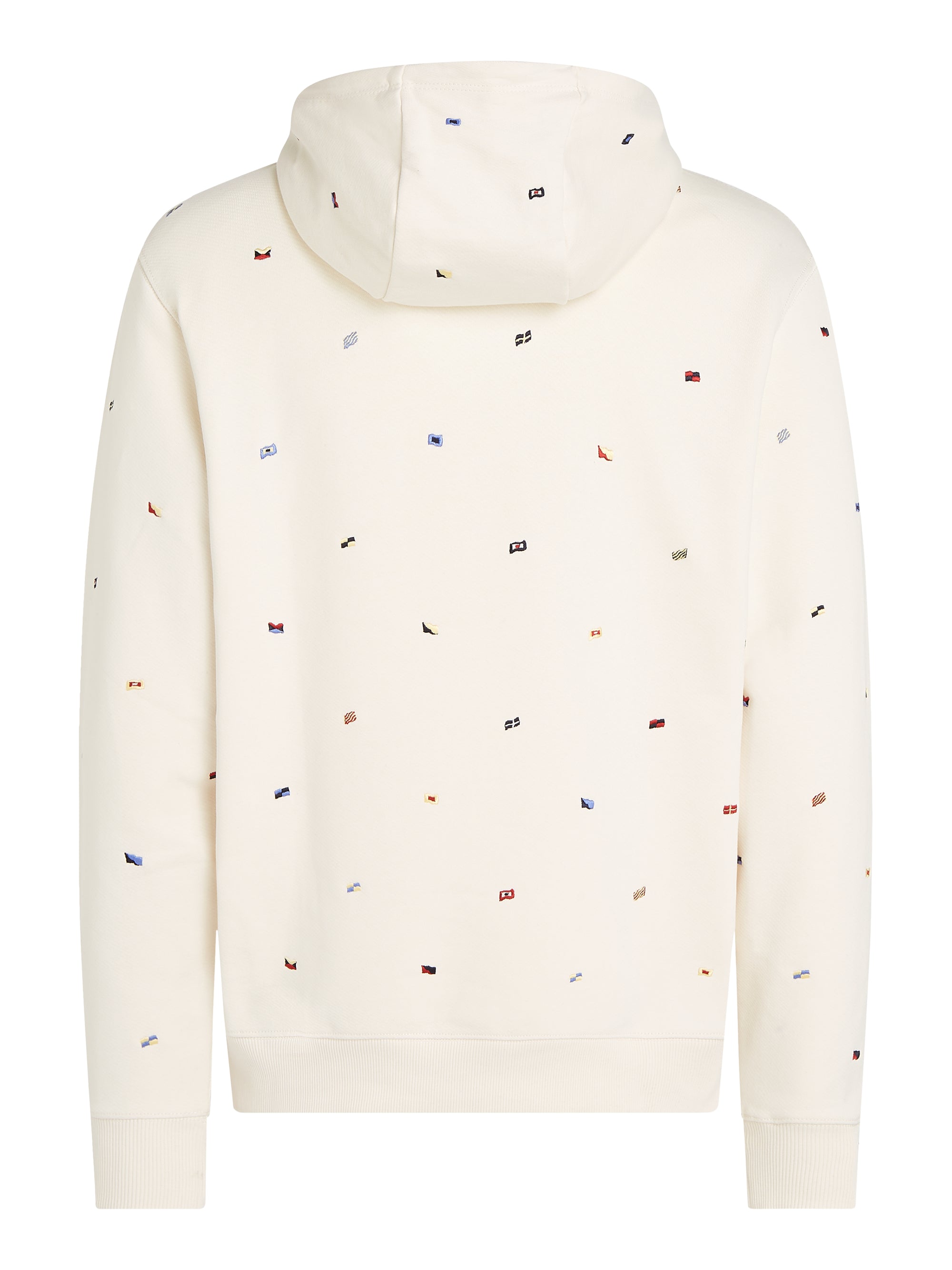 Sweat à capuche à motifs Tommy Hilfiger beige pour homme | Georgespaul