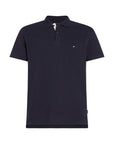 Polo Tommy Hilfiger marine en coton bio - Georgespaul