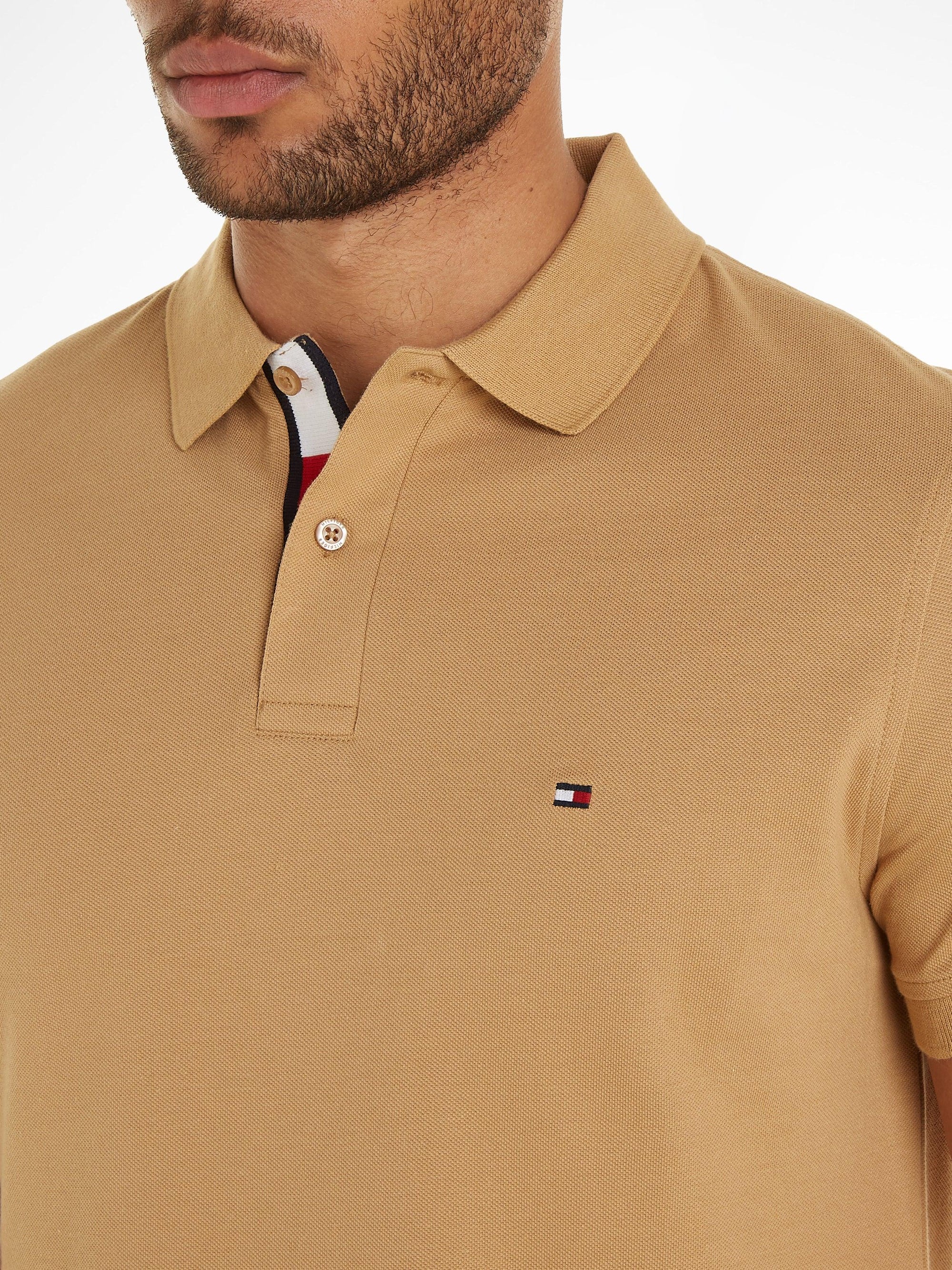 Polo Tommy Hilfiger beige en coton bio - Georgespaul