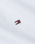 Chemise à motifs Tommy Hilfiger blanche - Georgespaul