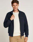 Veste déperlante Tommy Hilfiger marine pour homme | Georgespaul