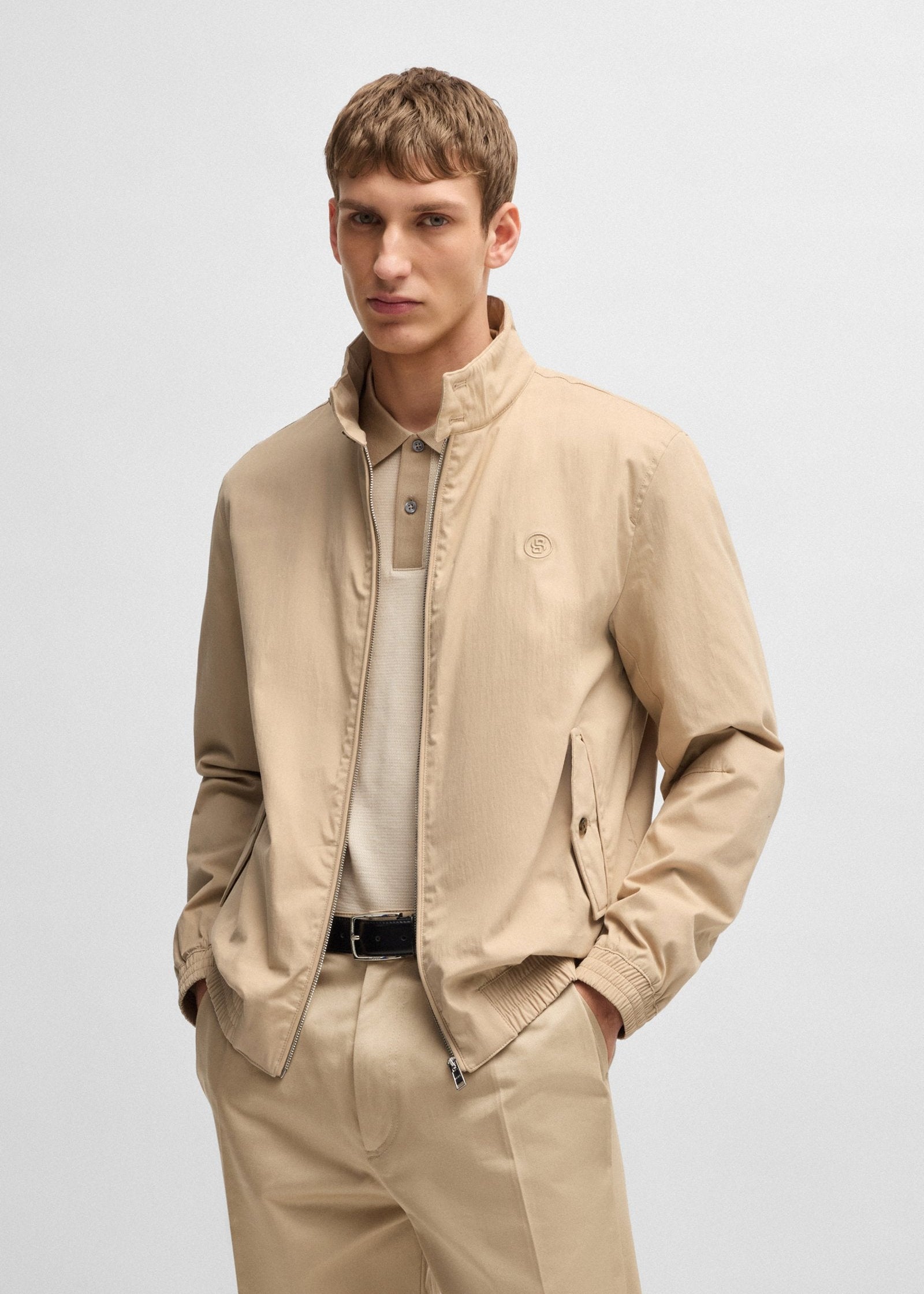 Veste BOSS beige pour homme | Georgespaul