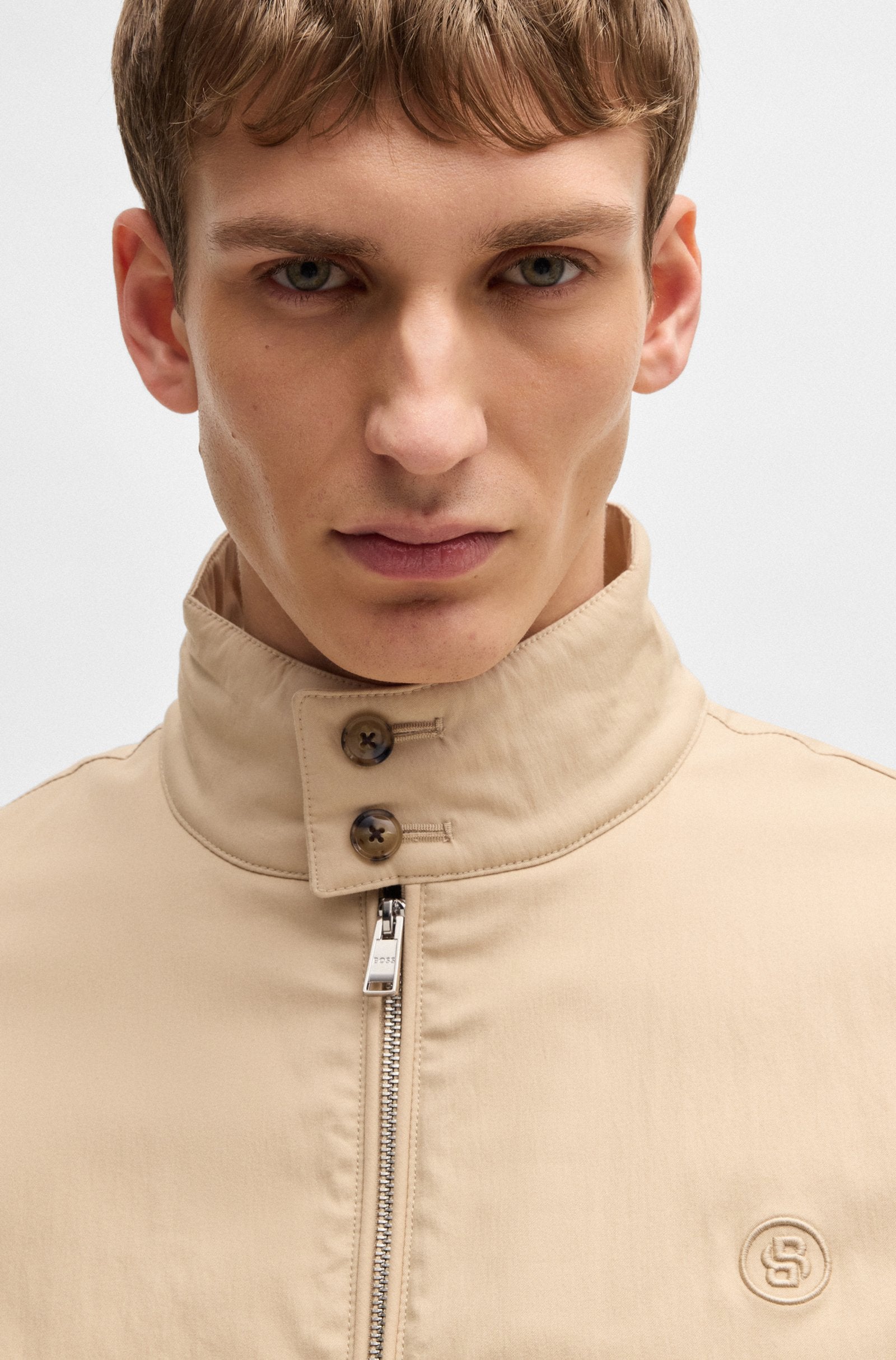 Veste BOSS beige pour homme | Georgespaul