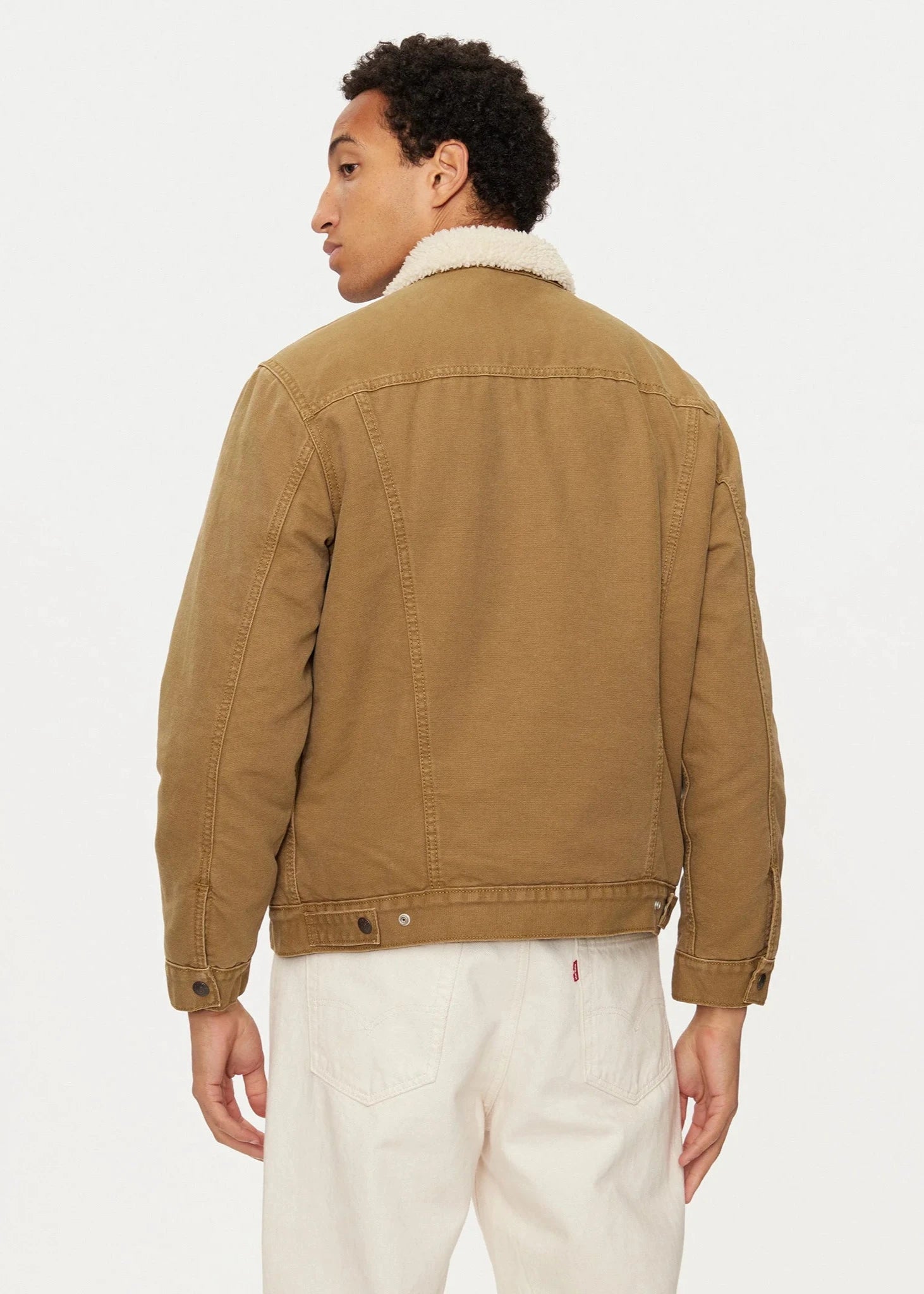 Veste Sherpa Levi&#39;s® beige pour homme | Georgespaul