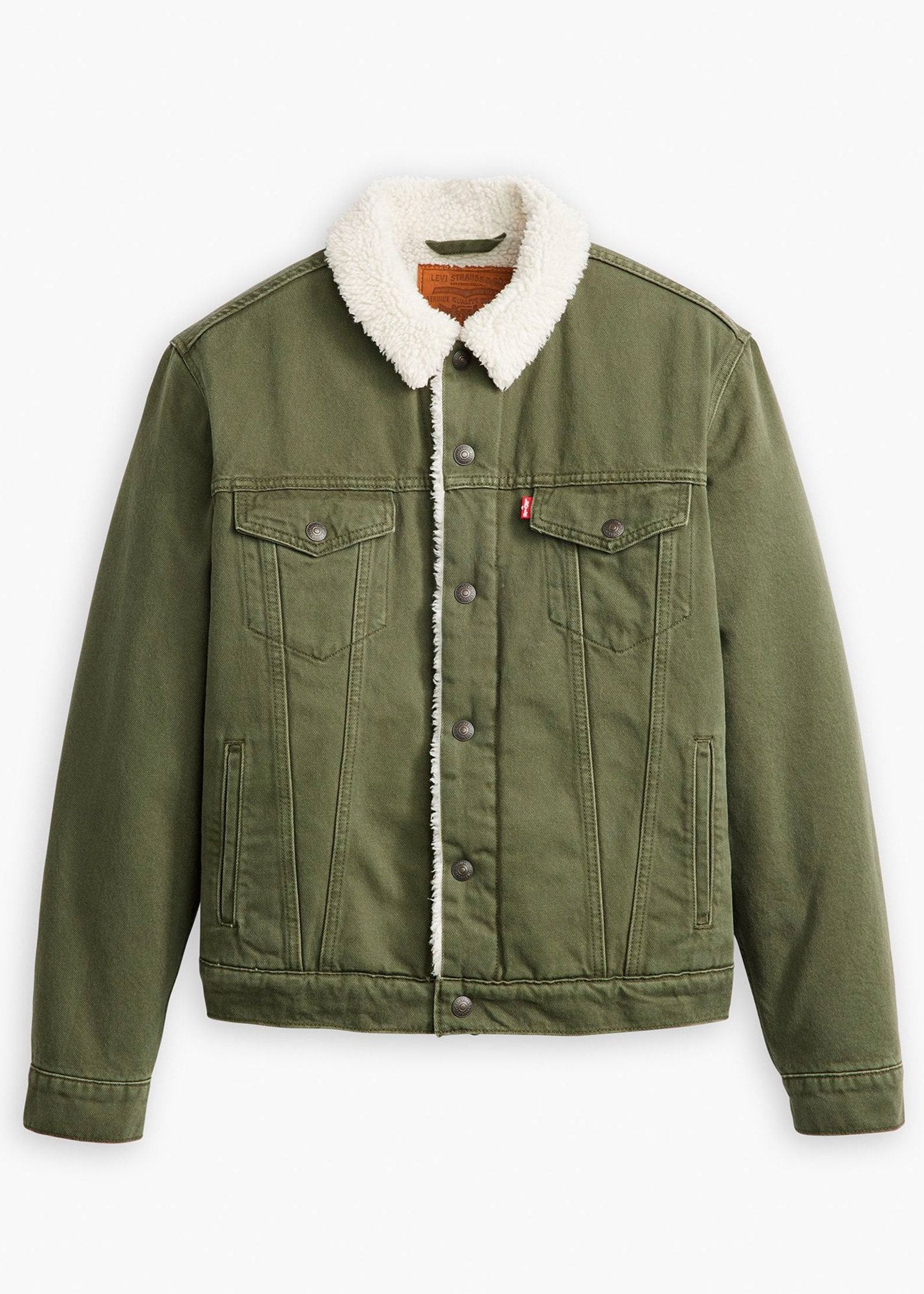 Veste Sherpa Levi&#39;s® kaki pour homme | Georgespaul