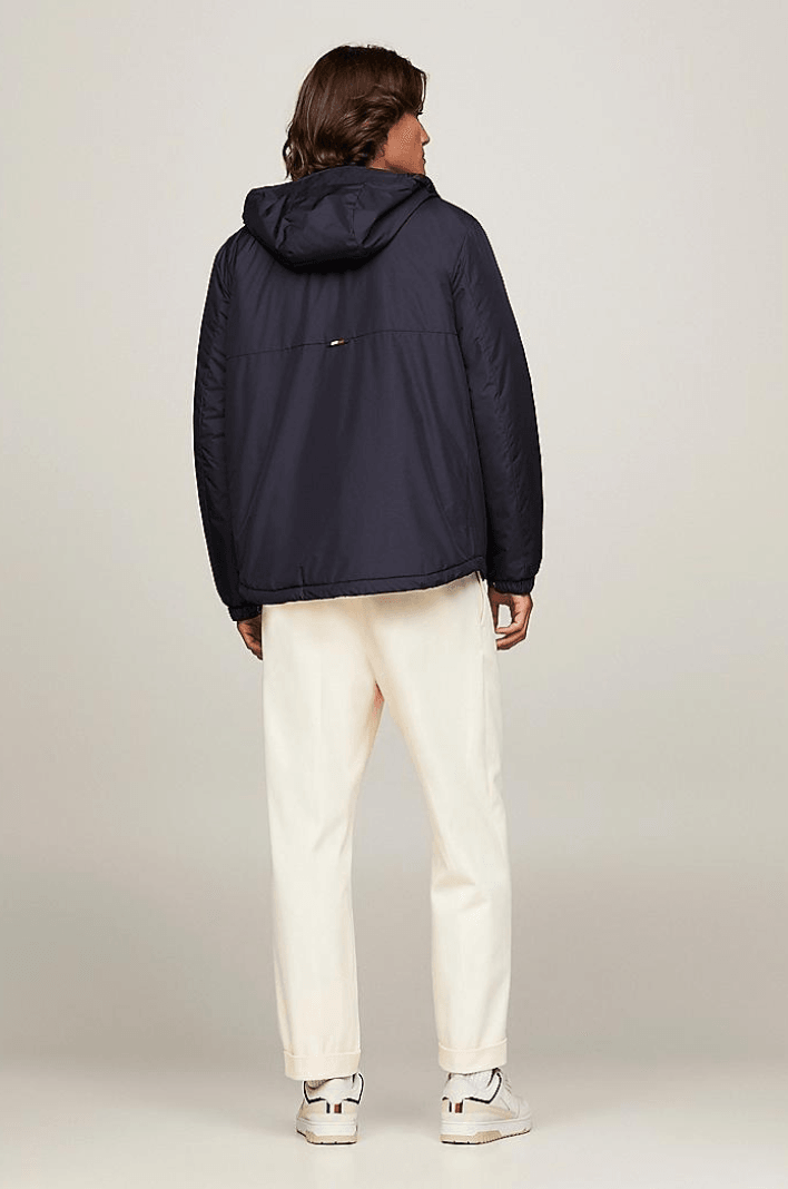 Veste à capuche Tommy Hilfiger marine - Georgespaul