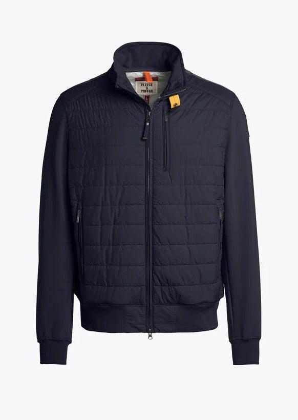 Veste bi-matière homme Elliot Parajumpers marine | Georgespaul