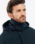 Veste imperméable à capuche Barbour marine - Georgespaul