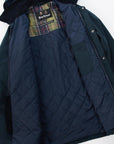 Veste imperméable à capuche Barbour marine - Georgespaul