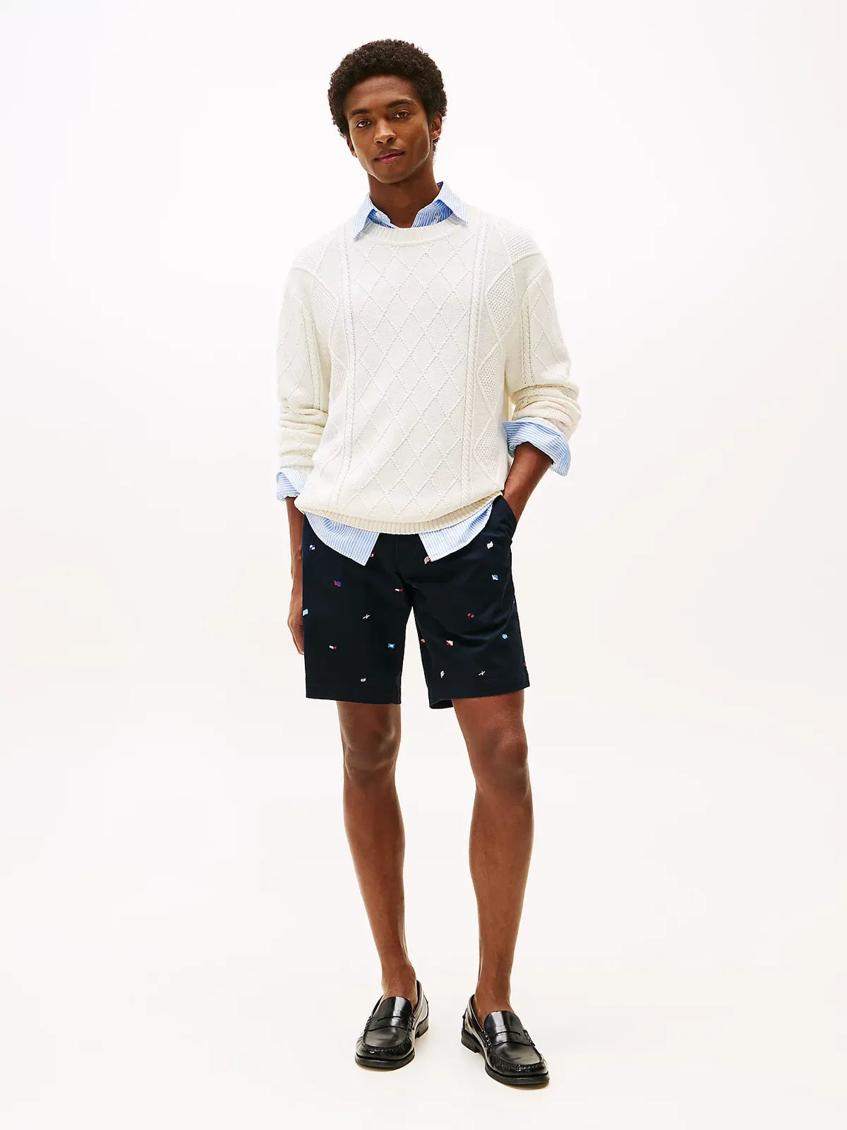 bermuda-tommyhilfiger-homme-marine-porte
