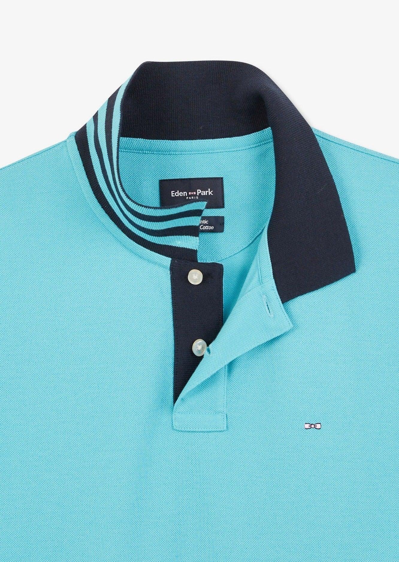 Polo Eden Park bleu - Georgespaul