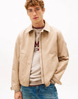 blouson-tommy-hilfiger-beige-homme-face