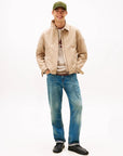 blouson-tommy-hilfiger-beige-homme-porte