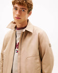 blouson-tommy-hilfiger-beige-homme-zoom