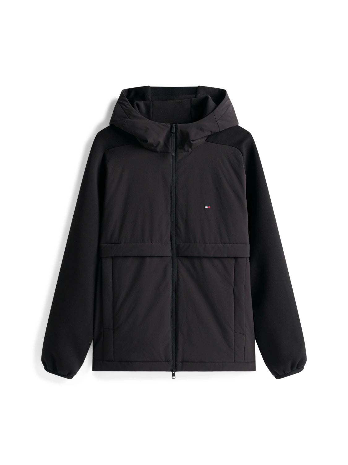 blouson-tommy-hilfiger-homme-noir-a-plat